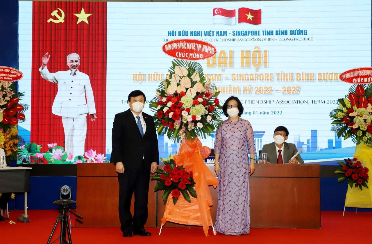 Hội hữu nghị Việt Nam-Singapore tỉnh Bình Dương Đại hội lần thứ nhất Hội hữu nghị Việt Nam-Singapore tỉnh Bình Dương Đại hội lần thứ nhất