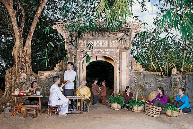 Những phiên chợ quê dân dã là không gian văn hóa đặc trưng của người Việt Những phiên chợ quê dân dã là không gian văn hóa đặc trưng của người Việt