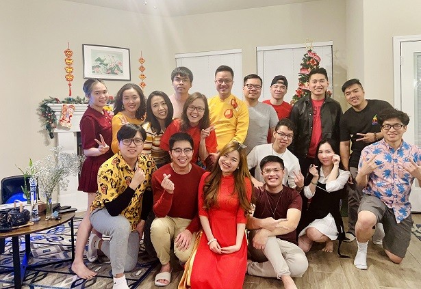 Tết đoàn viên của thanh niên, sinh viên Việt Nam tại Mỹ Ấm áp Tết đoàn viên của thanh niên, sinh viên Việt Nam tại Mỹ
