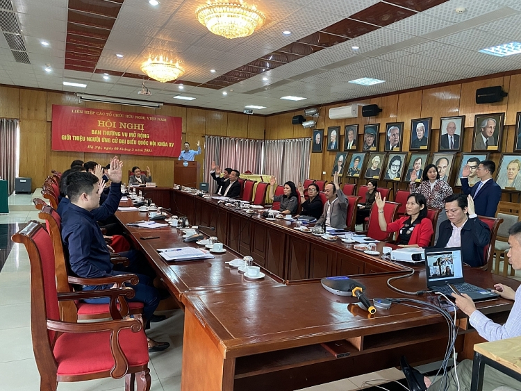 Liên hiệp các tổ chức hữu nghị Việt Nam giới thiệu người ứng cử đại biểu Quốc hội khóa XV Liên hiệp các tổ chức hữu nghị Việt Nam giới thiệu người ứng cử đại biểu Quốc hội khóa XV