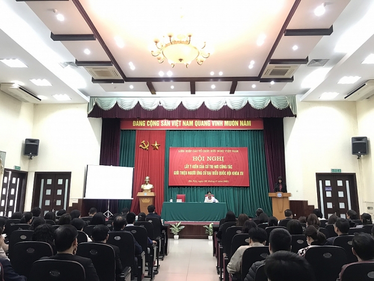 Liên hiệp các tổ chức hữu nghị Việt Nam giới thiệu người ứng cử đại biểu Quốc hội khóa XV Liên hiệp các tổ chức hữu nghị Việt Nam giới thiệu người ứng cử đại biểu Quốc hội khóa XV