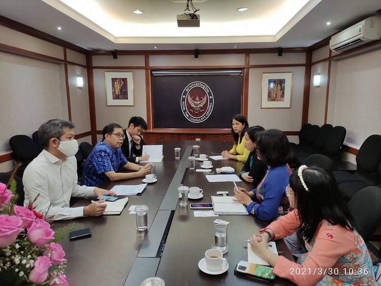 Văn phòng phía Nam VUFO, Tổng LSQ Vương quốc Thái Lan đẩy mạnh hợp tác trong năm 2021