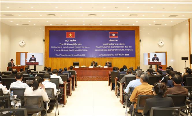 Lãnh đạo Lào đánh giá cao kết quả hợp tác giữa các cơ quan của Quốc hội Việt Nam và Lào Chú thích ảnh