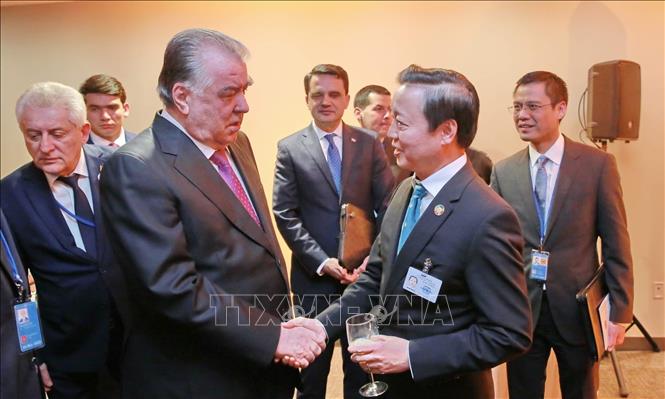 Hội nghị Nước LHQ: Phó Thủ tướng Trần Hồng Hà tiếp xúc với lãnh đạo các nước và tổ chức Chú thích ảnh