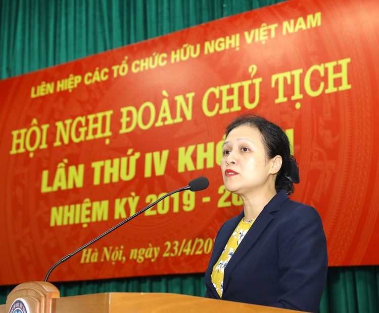 Hội nghị Đoàn Chủ tịch VUFO lần thứ IV khóa VI: Quán triệt Điều lệ của Liên hiệp Hữu nghị Hội nghị Đoàn Chủ tịch VUFO lần thứ IV khóa VI: Quán triệt Điều lệ của Liên hiệp Hữu nghị