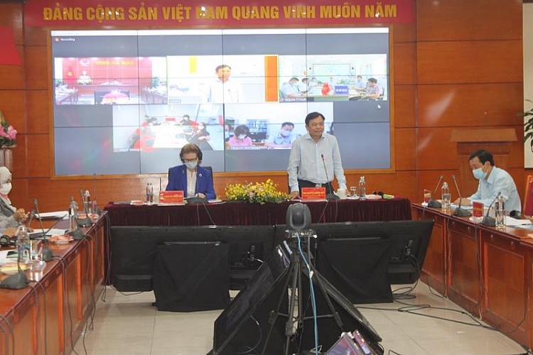 Cuộc họp trực tuyến Ban chỉ đạo Dự án CGF. (Ảnh: VnEconomy) Cuộc họp trực tuyến Ban chỉ đạo Dự án CGF. (Ảnh: VnEconomy)