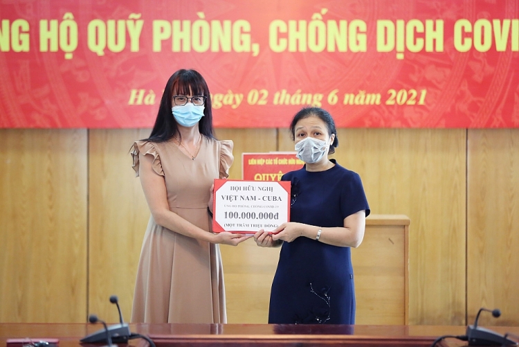 Nhiều tổ chức thành viên, đối tác của Liên hiệp Hữu nghị tham gia quyên góp ủng hộ Quỹ phòng, chống dịch COVID-19 Nhiều tổ chức thành viên, đối tác của Liên hiệp Hữu nghị tham gia quyên góp ủng hộ Quỹ phòng, chống dịch COVID-19