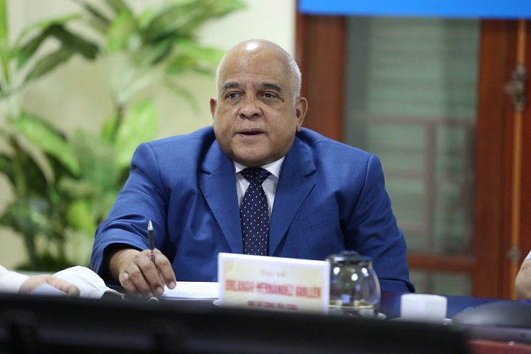 ngài Orlando Hernandez Guillen -  Đại sứ Cuba tại Việt Nam