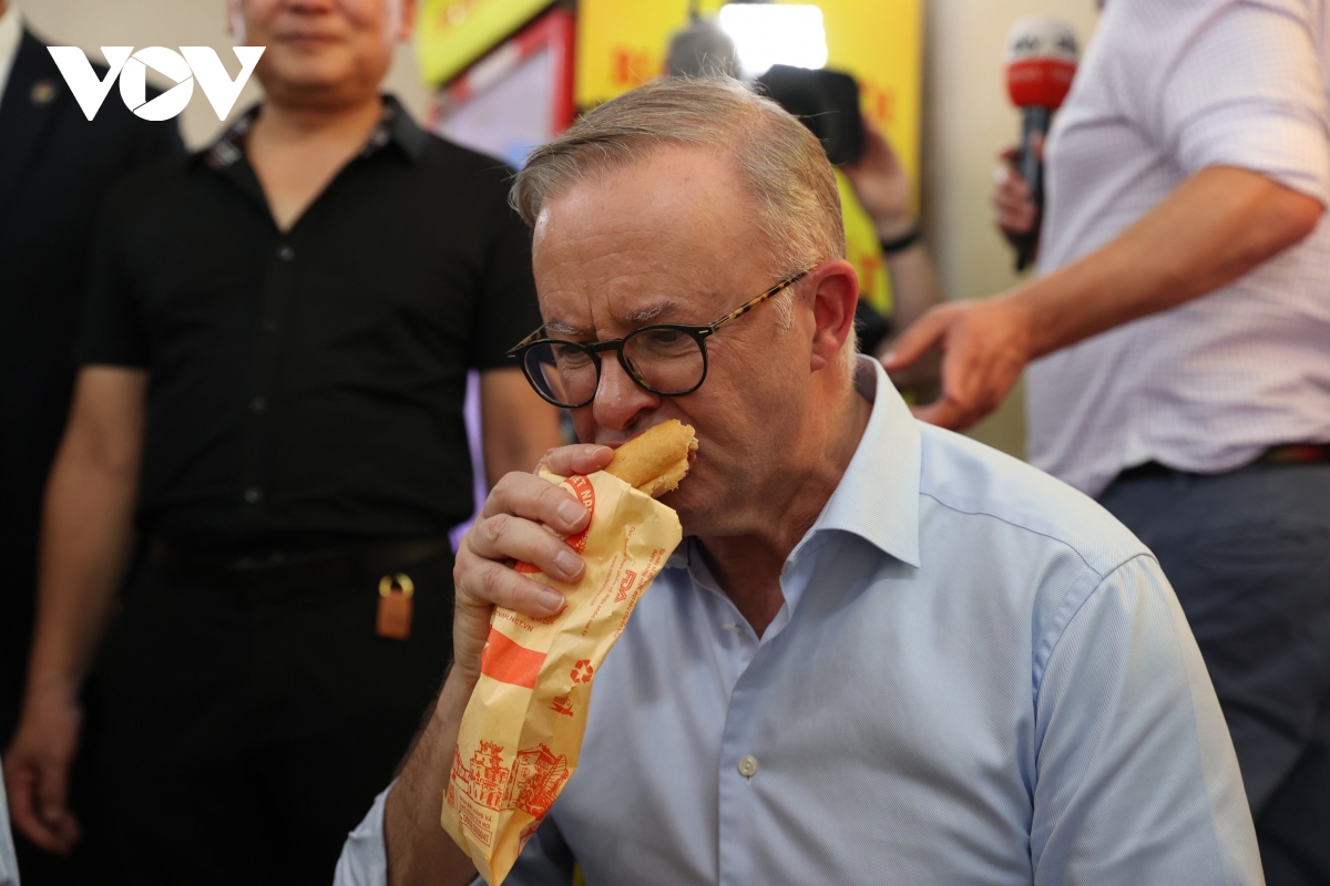 thủ tướng australia anthony albanese thưởng thức bia hơi giữa ngày hè hà nội hình ảnh 4 thu tuong australia anthony albanese thuong thuc bia hoi giua ngay he ha noi hinh anh 4