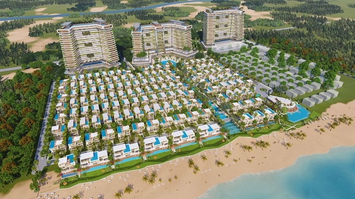 Phối cảnh 1 tổ hợp biệt thự và khách sạn 5 sao nằm trên cung đường biển tỷ đô, hứa hẹn sẽ trở thành biểu tượng du lịch của Đà Nẵng Phối cảnh 1 tổ hợp biệt thự và khách sạn 5 sao nằm trên cung đường biển tỷ đô, hứa hẹn sẽ trở thành biểu tượng du lịch của Đà Nẵng