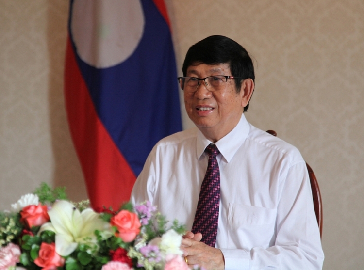 Chủ nhiệm Ủy ban Đối ngoại Quốc hội Lào Eksavang Eksavang Vongvichith. 3706 anh 3