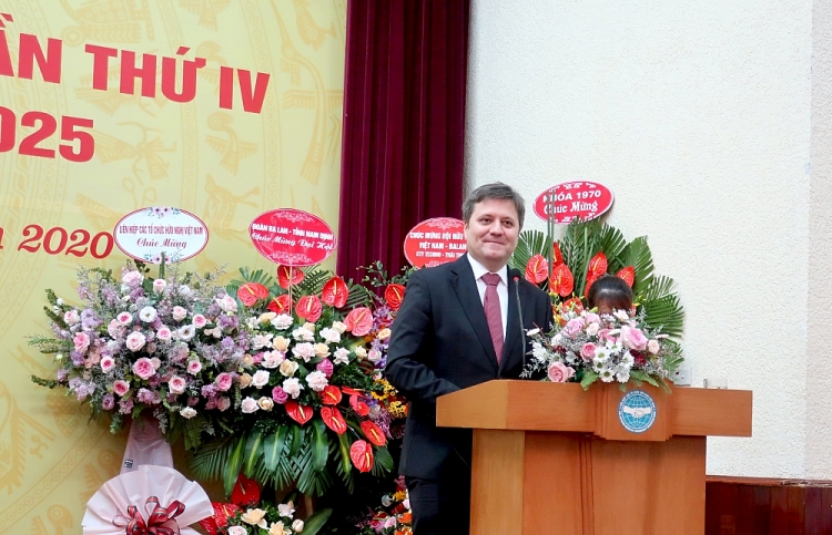 Đại sứ Cộng hòa Ba Lan tại Việt Nam Wojciech Gerwel phát biểu tại đại hội. 2537 img 4670