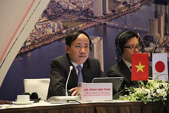 Thứ trưởng Phạm Anh Tuấn (Ảnh:MIC) 0009 don cac doanh nghiep cong nghe nhat ban1
