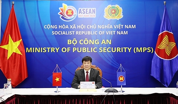 Trung tướng Nguyễn Thanh Sơn (Ảnh: Cục Đối ngoại, Bộ Công an) 3416 trung tuong nguyen thanh son