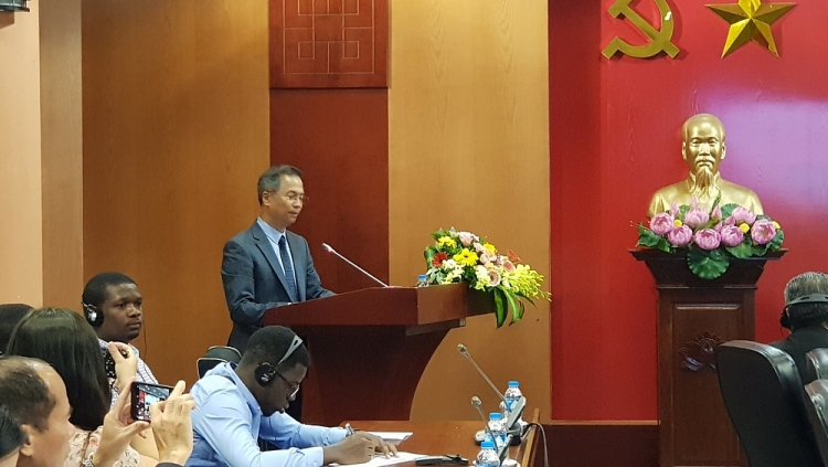 TS. Đặng Xuân Thanh, Phó Chủ tịch Viện Hàn lâm phát biểu tại Hội thảo. TS. Đặng Xuân Thanh, Phó Chủ tịch Viện Hàn lâm phát biểu tại Hội thảo.