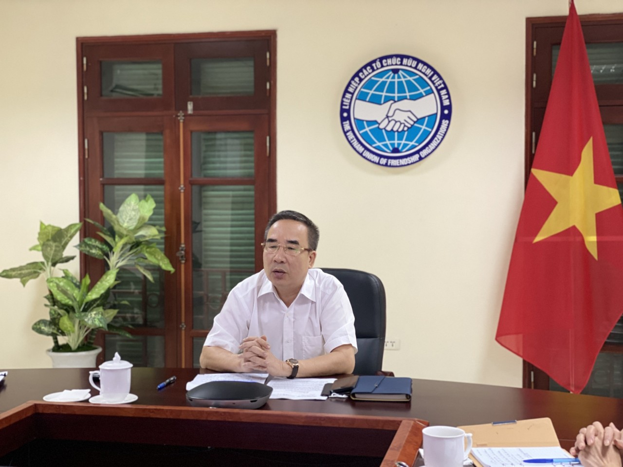 Hội nghị trực tuyến Cụm Liên hiệp hữu nghị địa phương số 03 Hội nghị trực tuyến Cụm Liên hiệp hữu nghị địa phương số 03
