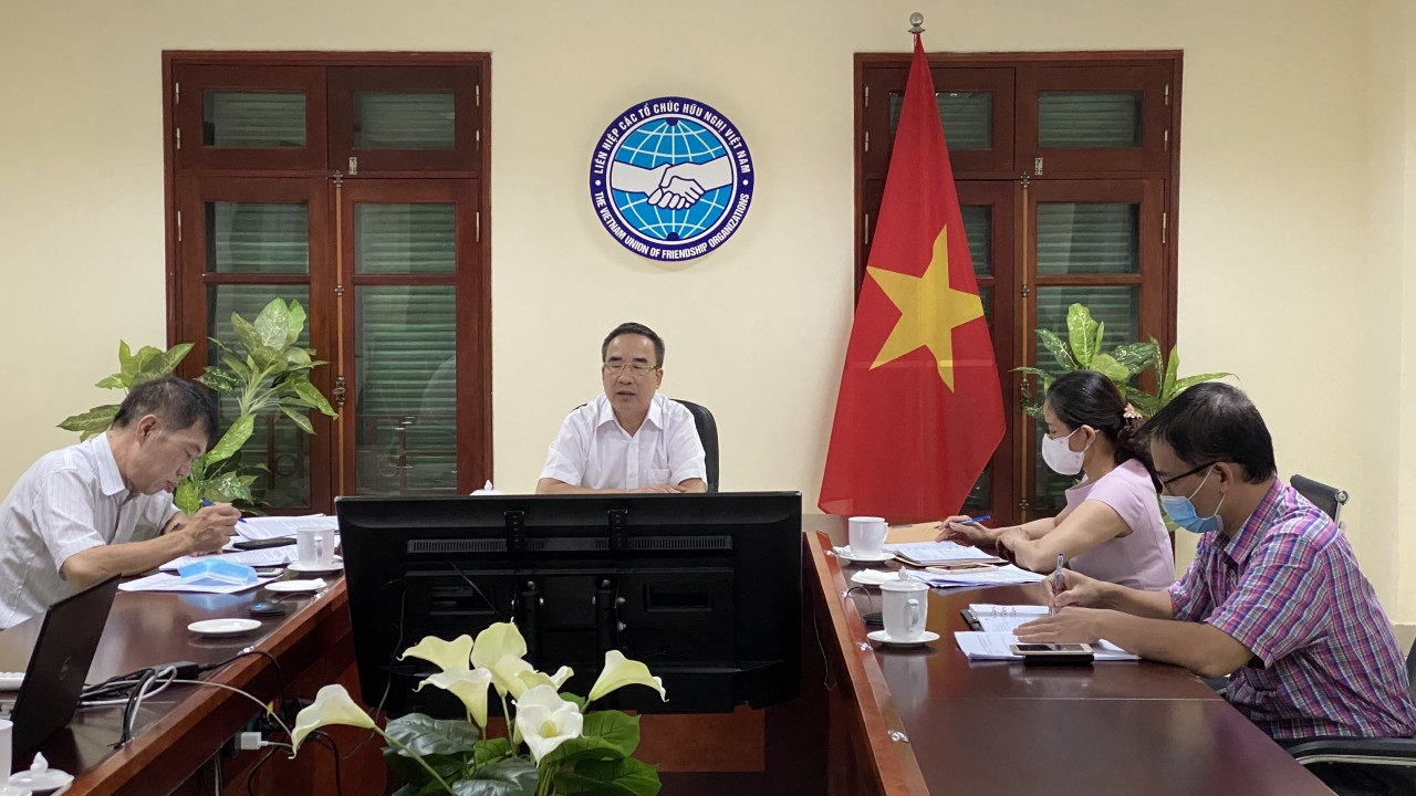 Hội nghị trực tuyến Cụm Liên hiệp hữu nghị địa phương số 03 Hội nghị trực tuyến Cụm Liên hiệp hữu nghị địa phương số 03