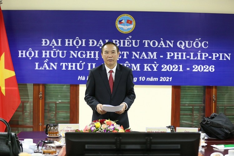 Thứ trưởng Phùng Đức Tiến được bầu làm Chủ tịch Hội Hữu nghị Việt Nam-Philippines nhiệm kỳ 2021-2026 Thứ trưởng Phùng Đức Tiến được bầu làm Chủ tịch Hội Hữu nghị Việt Nam-Philippines nhiệm kỳ 2021-2026