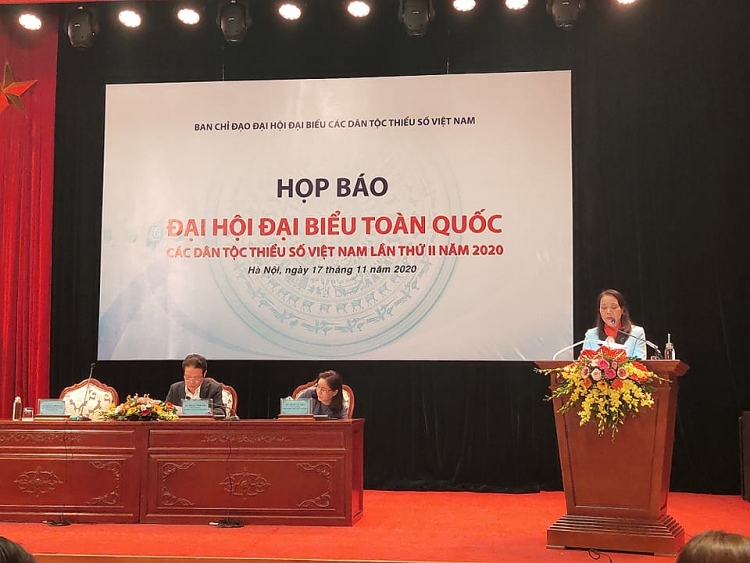 Ban Tổ chức giới thiệu về Đại hội tại cuộc họp báo chiều 17/11.