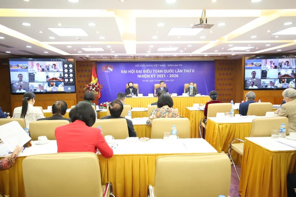 Ông Vũ Viết Ngoạn tái đắc cử Chủ tịch Hội hữu nghị Việt Nam-Singapore nhiệm kỳ 2021-2026 Ông Vũ Viết Ngoạn tái đắc cử Chủ tịch Hội hữu nghị Việt Nam-Singapore nhiệm kỳ 2021-2026