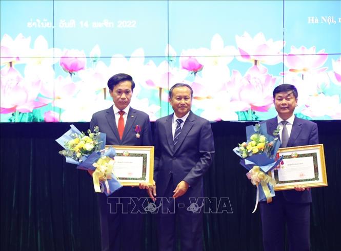 Tăng cường hợp tác đào tạo, bồi dưỡng cán bộ lãnh đạo, quản lý cho Đảng, Nhà nước Lào Chú thích ảnh