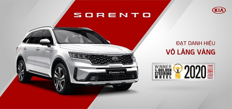 Kia Sorento (All New) bội thu giải thưởng quốc tế Kia Sorento (All New) bội thu giải thưởng quốc tế