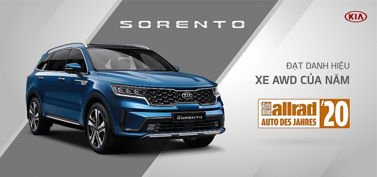 Kia Sorento (All New) bội thu giải thưởng quốc tế Kia Sorento (All New) bội thu giải thưởng quốc tế