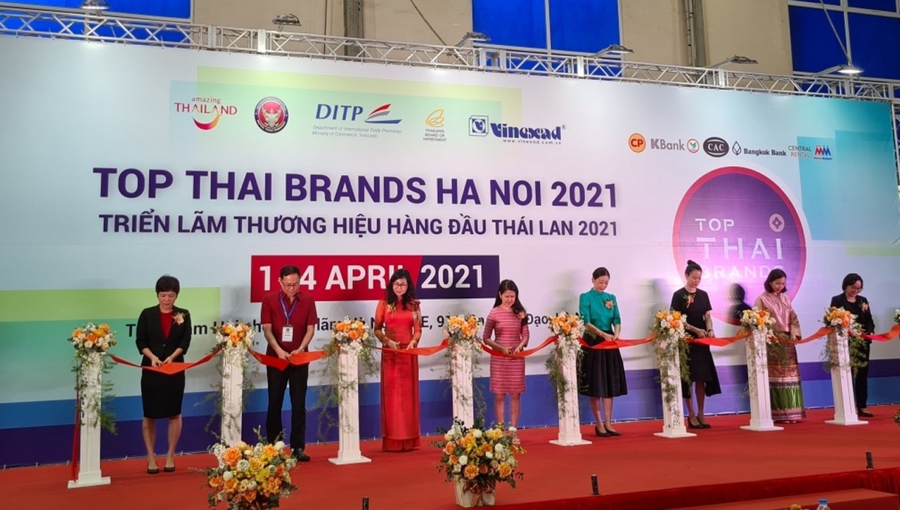 Khai mạc Triển lãm Thương Hiệu hàng đầu Thái Lan 2021 - Top Thai Brands 2021 tại Cung Văn hóa lao động hữu nghị Việt – Xô (Hà Nội). Khai mạc Triển lãm Thương Hiệu hàng đầu Thái Lan 2021 - Top Thai Brands 2021 tại Cung Văn hóa lao động hữu nghị Việt – Xô (Hà Nội).