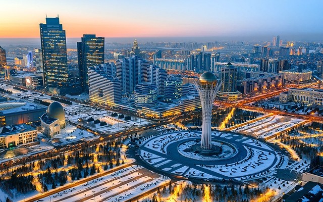 Một góc thủ đô Nur-Sultan, Kazakhstan. Một góc thủ đô Nur-Sultan, Kazakhstan.
