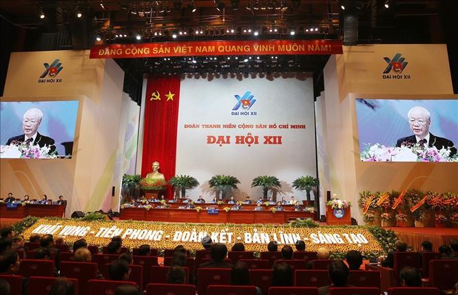 Tổng Bí thư nhắn gửi thế hệ trẻ cả nước hai chữ Chú thích ảnh