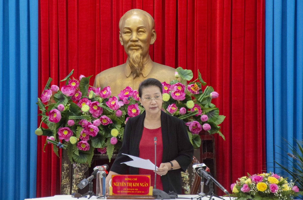 Chủ tịch Quốc hội làm việc tại An Giang: Cần tạo thuận lợi cho dân làm ăn xa về địa phương tham gia bỏ phiếu Chủ tịch Quốc hội làm việc tại An Giang: Cần tạo thuận lợi cho dân làm ăn xa về địa phương tham gia bỏ phiếu