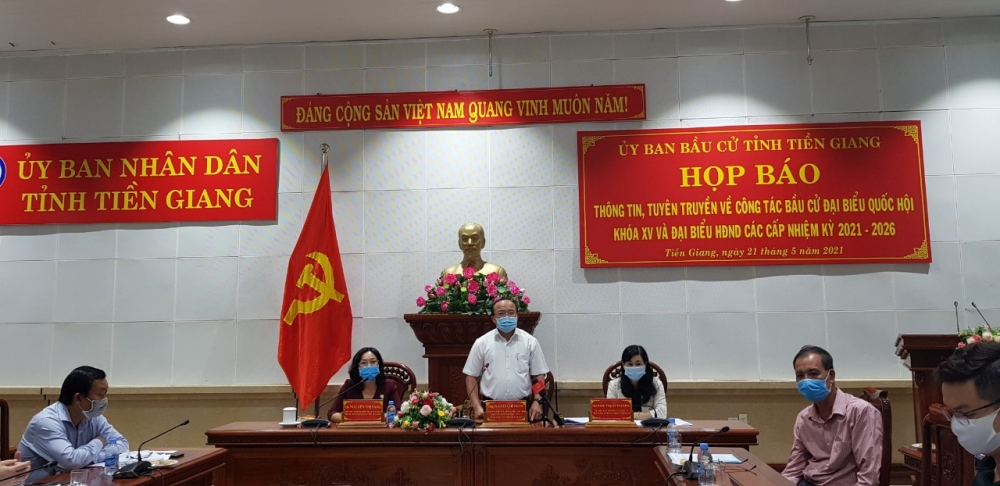 Tiền Giang: Sẵn sàng mọi điều kiện cuộc bầu cử đại biểu Quốc hội và đại biểu HĐND các cấp Tiền Giang: Sẵn sàng mọi điều kiện cuộc bầu cử đại biểu Quốc hội và đại biểu HĐND các cấp