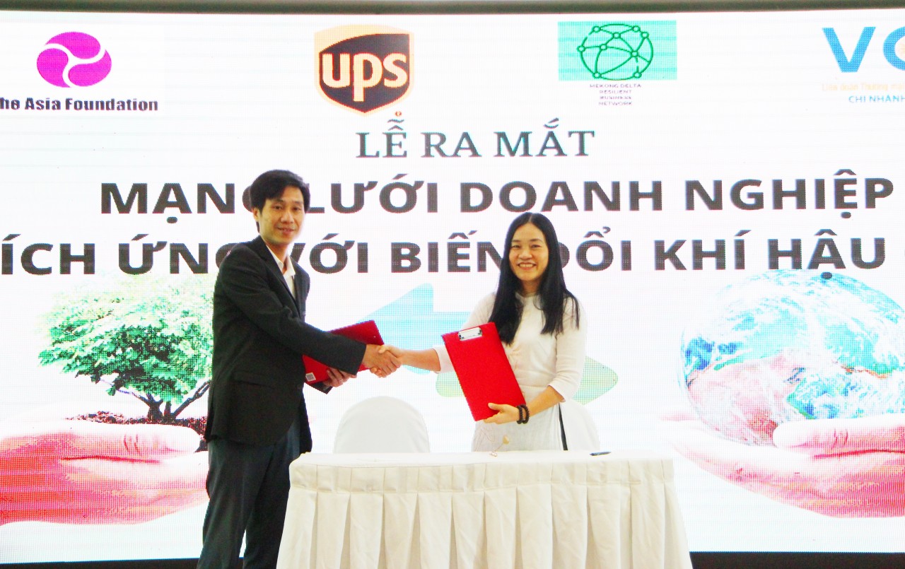 Ra mắt mạng lưới doanh nghiệp thích ứng biến đổi khí hậu vùng Đồng bằng sông Cửu Long Ra mắt mạng lưới doanh nghiệp thích ứng biến đổi khí hậu vùng Đồng bằng sông Cửu Long
