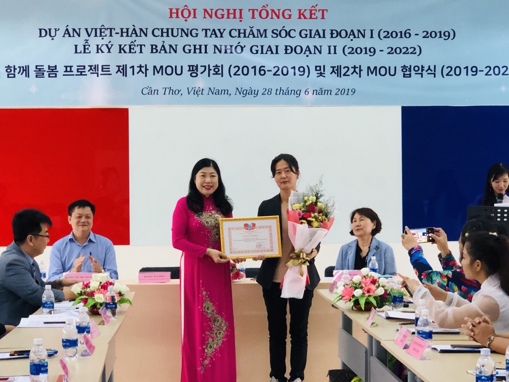 Dự án Việt - Hàn: Chăm sóc gia đình đa văn hóa của hai nước du an viet han chung tay cham soc cau noi quan he huu nghi viet nam han quoc