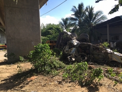 video mazda cx 5 ui bay hang loat phuong tien lao dau len via he