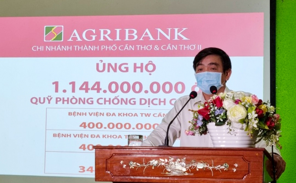 Chi nhánh Agribank tại Cần Thơ, Sóc Trăng tiếp tục ủng hộ Quỹ phòng chống dịch Covid-19 Chi nhánh Agribank tại Cần Thơ, Sóc Trăng tiếp tục ủng hộ Quỹ phòng chống dịch Covid-19