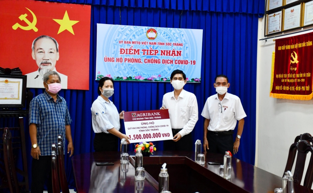 Chi nhánh Agribank tại Cần Thơ, Sóc Trăng tiếp tục ủng hộ Quỹ phòng chống dịch Covid-19 Chi nhánh Agribank tại Cần Thơ, Sóc Trăng tiếp tục ủng hộ Quỹ phòng chống dịch Covid-19