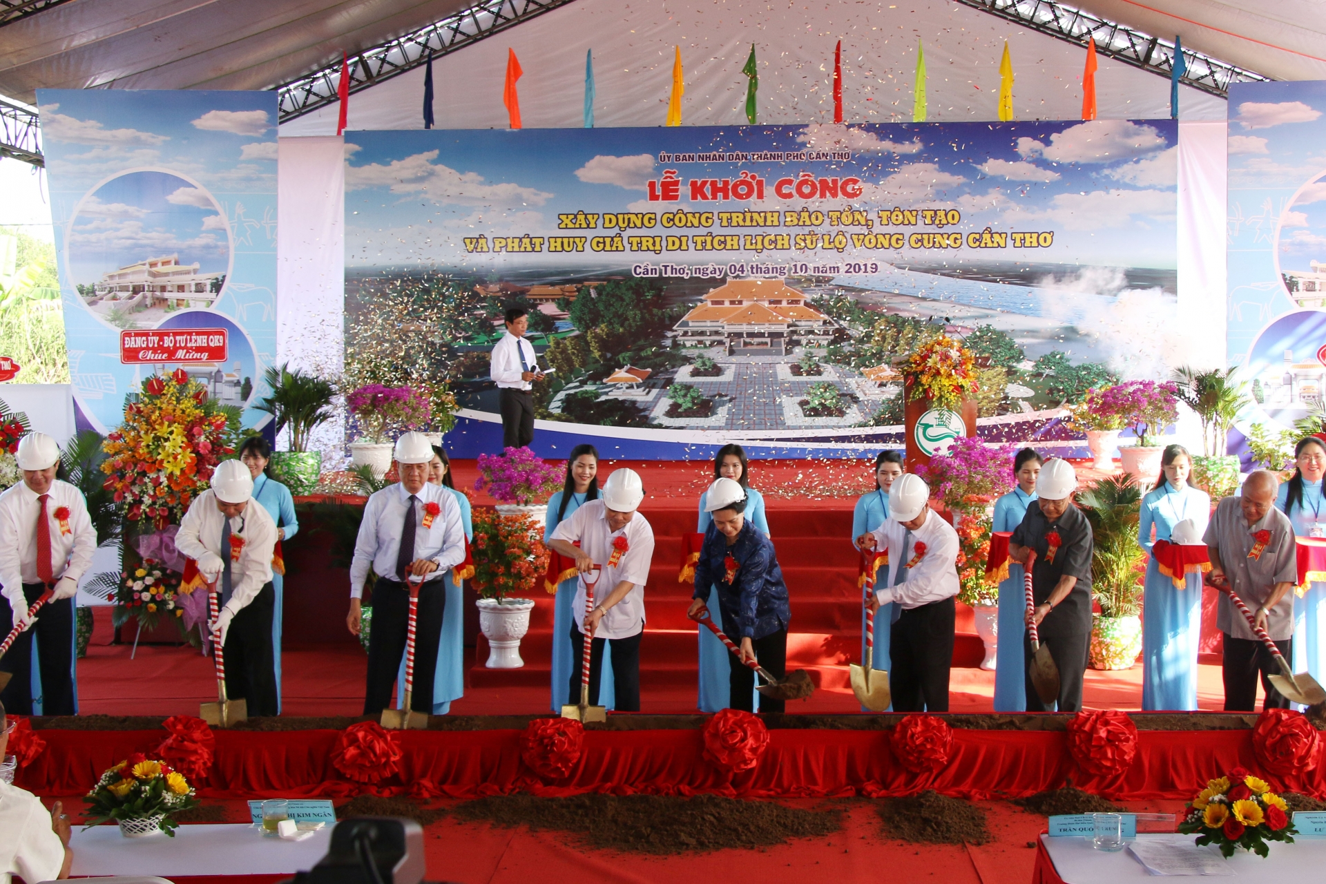 Cần Thơ: Khởi công Khu tưởng niệm Lộ Vòng Cung - “Vành đai lửa” huyền thoại can tho khoi cong khu tuong niem lo vong cung vanh dai lua huyen thoai