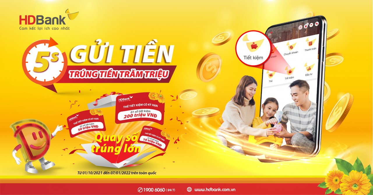 5 giây gửi tiết kiệm online, cơ hội trúng thưởng lớn 5 giây gửi tiết kiệm online, cơ hội trúng thưởng lớn
