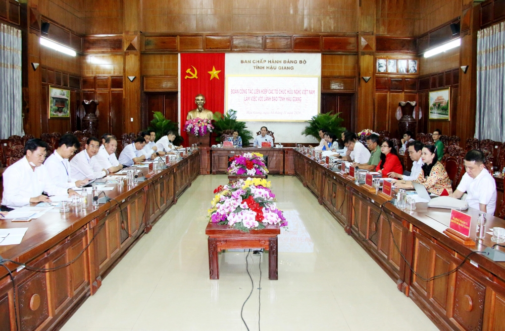Hậu Giang: có hoạt động đối ngoại nhân dân phong phú Hậu Giang: có hoạt động đối ngoại nhân dân phong phú