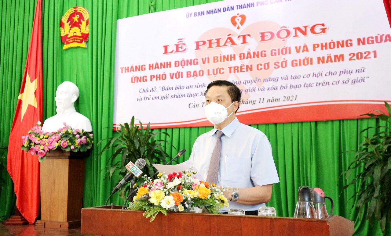 Cần Thơ: Phát động Tháng hành động vì bình đẳng giới và phòng ngừa, ứng phó với bạo lực trên cơ sở giới năm 2021 Cần Thơ: Phát động Tháng hành động vì bình đẳng giới và phòng ngừa, ứng phó với bạo lực trên cơ sở giới năm 2021