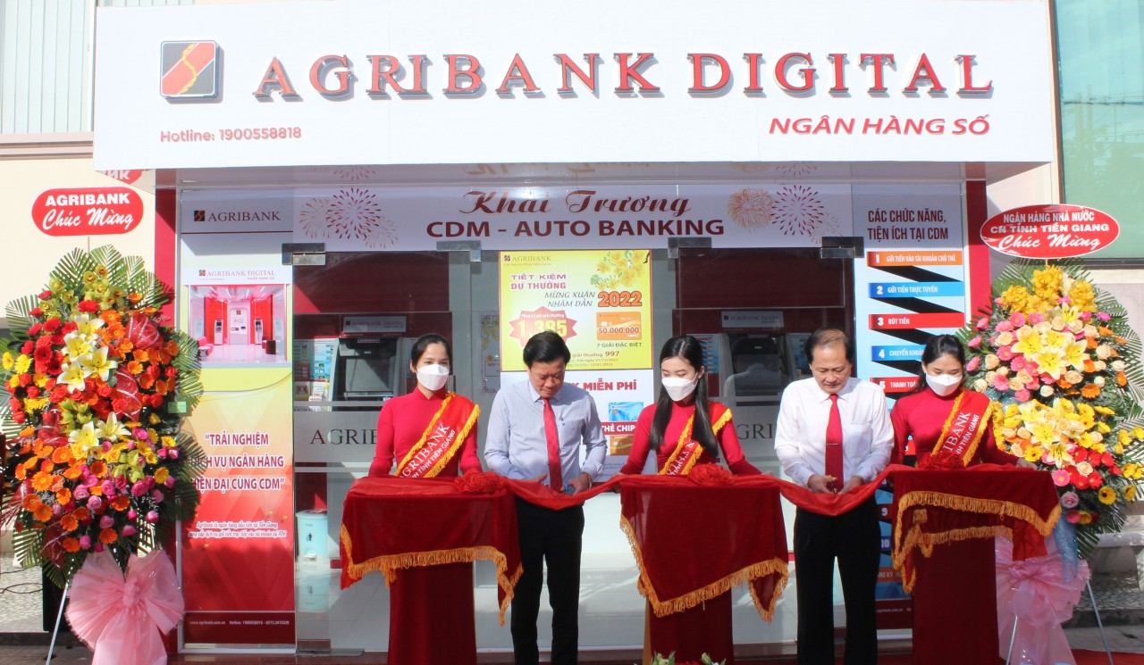 Agribank Tiền Giang: Khai trương đưa vào hoạt động 2 CDM Agribank Digital – Auto Banking Agribank Tiền Giang: Khai trương đưa vào hoạt động 2 CDM Agribank Digital – Auto Banking