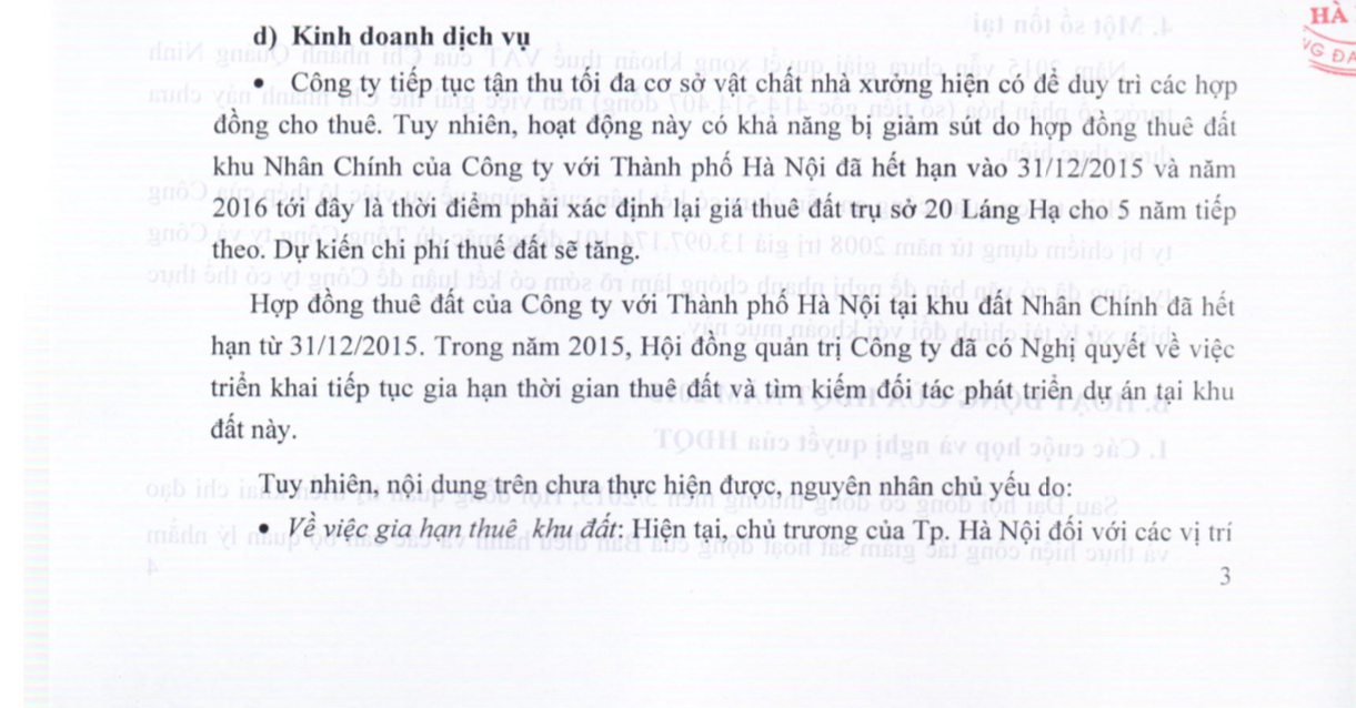 Công ty CP XNK Thuỷ sản Hà Nội ngang nhiên "xẻ" 34.000 m2 đất vàng của TP để cho thuê ha noi cong ty cp xnk thuy san ha noi cho thue dat trai quy dinh