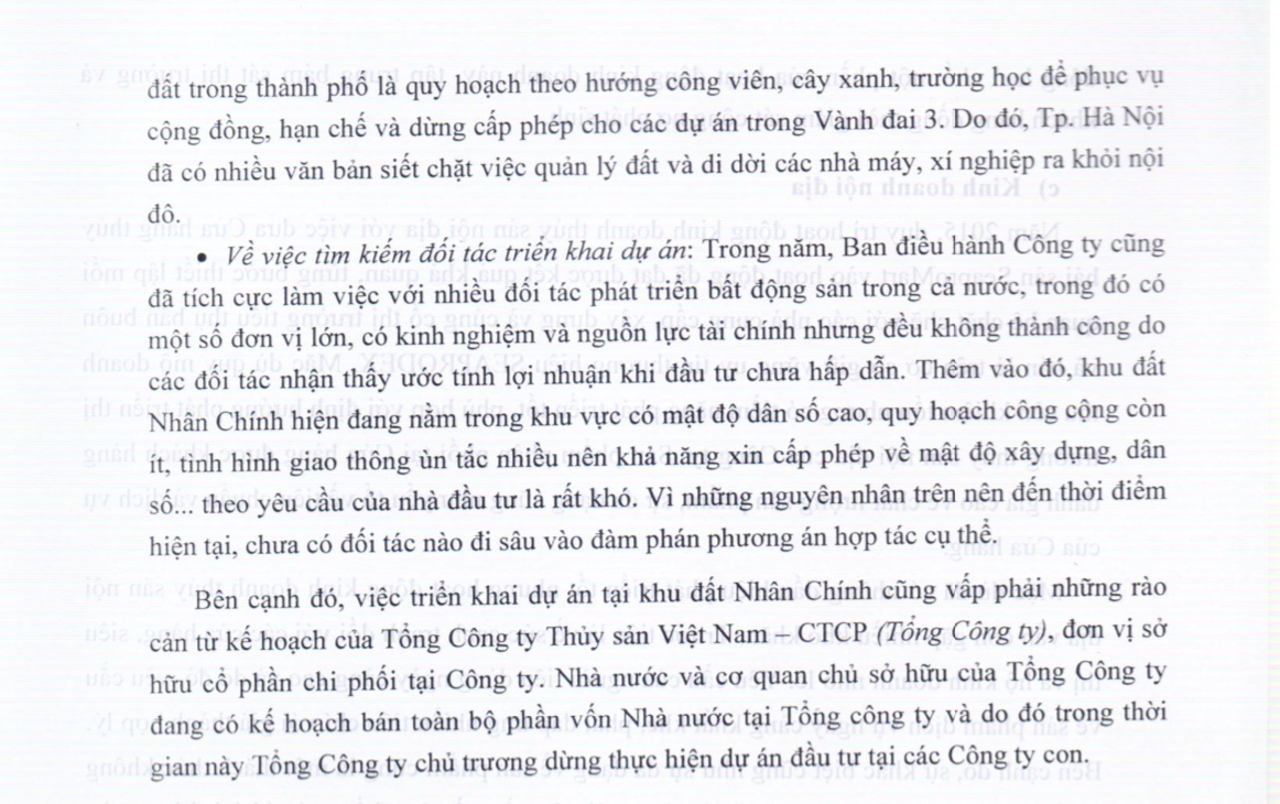 Công ty CP XNK Thuỷ sản Hà Nội ngang nhiên "xẻ" 34.000 m2 đất vàng của TP để cho thuê ha noi cong ty cp xnk thuy san ha noi cho thue dat trai quy dinh