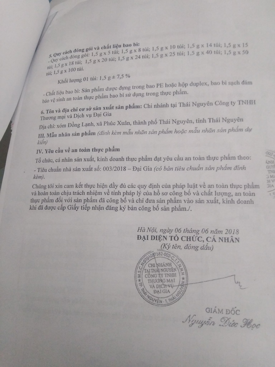 Trà Đại Gia tự phong "số 1 Việt Nam" có vi phạm luật quảng cáo? tra dai gia tu phong so 1 viet nam co vi pham luat quang cao
