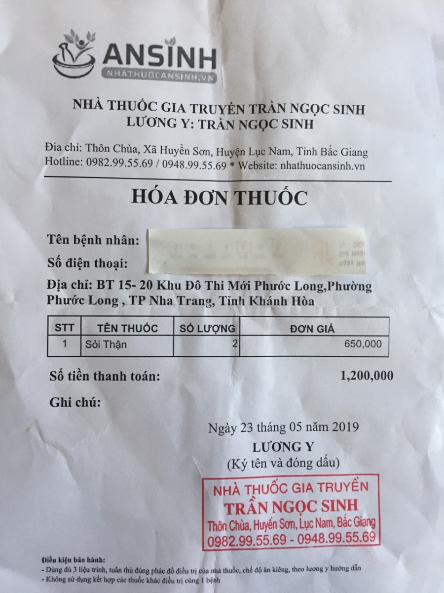 Sỏi thận An Sinh dấu hiệu lừa đảo: Có thể bị phạt từ 50 - 70 triệu đồng soi than an sinh dau hieu lua dao co the bi phat tu 50 70 trieu dong