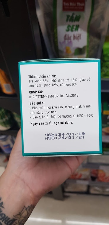 Trà Giảm Cân Đại Gia: Nhập nhèm là TPCN, có dấu hiệu lừa dối khách hàng tra giam can dai gia nhap nhem la tpcn co dau hieu lua doi khach hang