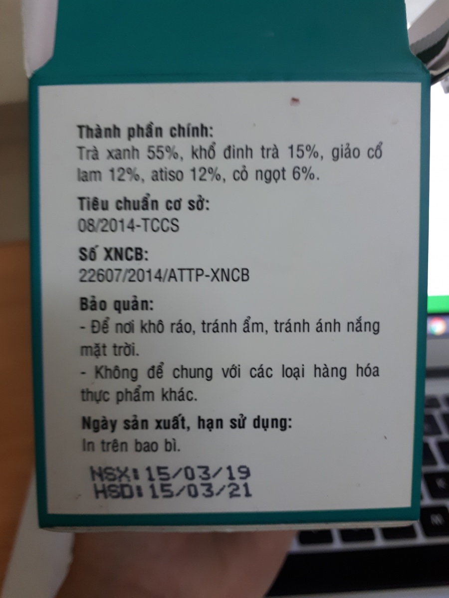 Trà Giảm Cân Đại Gia: Nhập nhèm là TPCN, có dấu hiệu lừa dối khách hàng tra giam can dai gia nhap nhem la tpcn co dau hieu lua doi khach hang