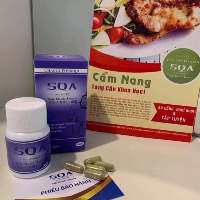 Sản phẩm 'Tăng cân SQA' đang lưu hành bất hợp pháp trên thị trường san pham tang can sqa dang luu hanh bat hop phap tren thi truong