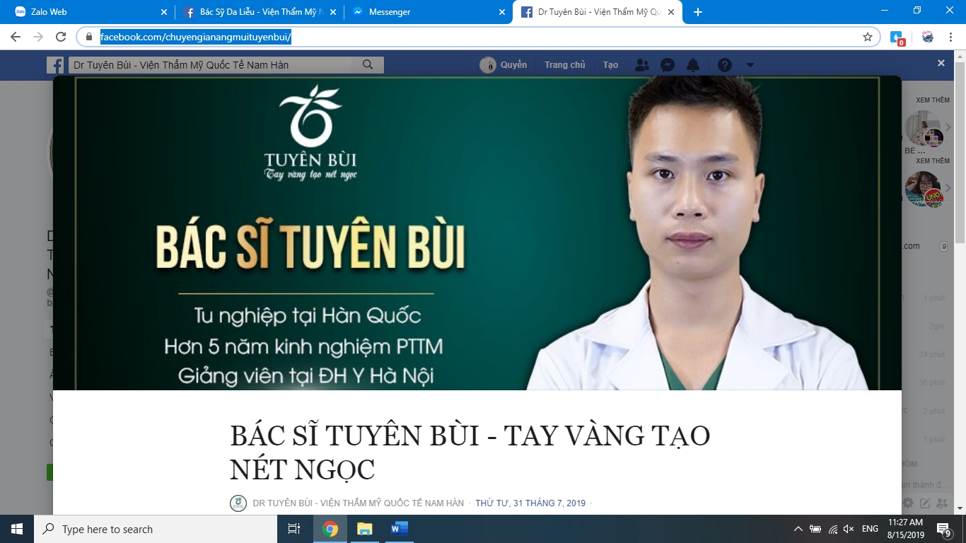 TMV Quốc tế Nam Hàn: "Quảng cáo quá sự thật" về bác sĩ để...câu khách? tmv quoc te nam han no quang cao ve bac sy de lua doi khach hang